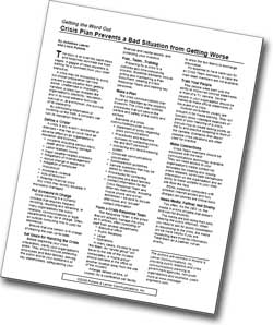 Handling the Media and Crisis Communications